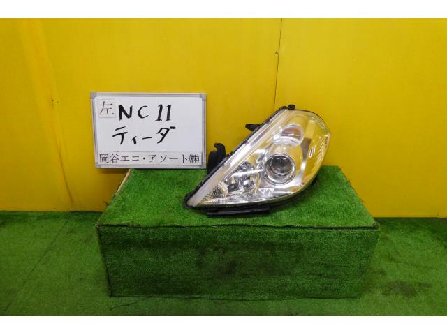 【中古】中古部品 ティーダ NC11 左ヘッドランプ 【3331010600-001608081810900】