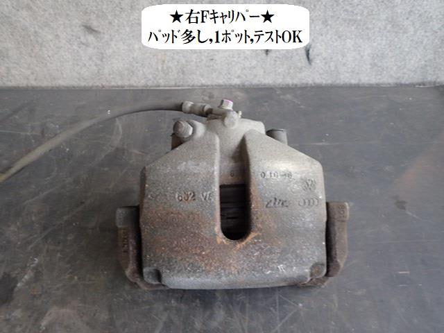 【中古】中古部品 VW ジェッタ 1KBLX 右フロントキャリパー 【3330470100-211224000244330】