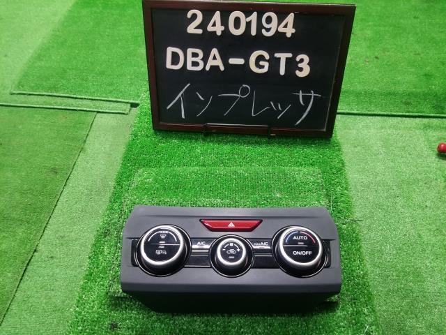 【中古】中古部品 インプレッサ GT3 A/Cスイッチパネル 【3330990200-000024019460900】