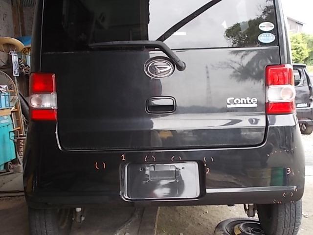 【中古】中古部品 ムーヴコンテ L575S リアバンパー 【3310210100-240117000515100】