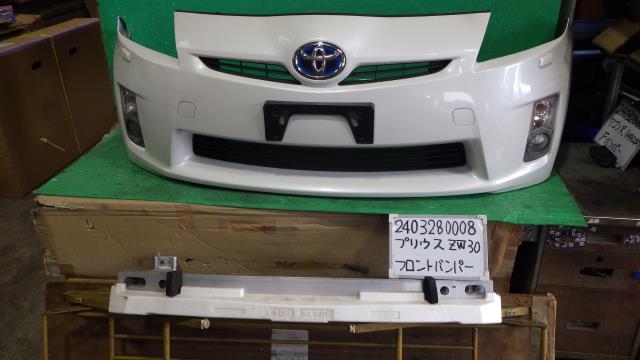 【中古】中古部品 プリウス ZVW30 フロントバンパー 【3330340100-240328000810100】