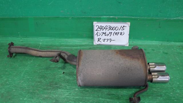 【中古】中古部品 インプレッサ GF8 リアマフラー 【3330340100-240430001522500】