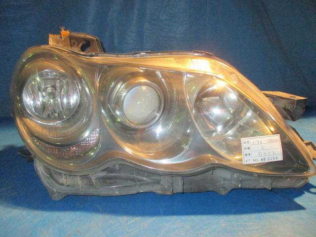 【中古】中古部品 マークX GRX120 右ヘッドランプ 【3310160100-001483802010800】