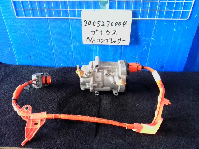 【中古】中古部品 プリウス ZVW51 A/Cコンプレッサー 【3310220100-240527000460700】