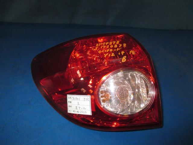 【中古】中古部品 ウイングロード Y12 左テールランプ 【3310160100-001360617215600】