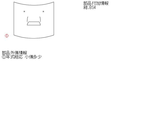 【中古】中古部品 ラシーン RFNB14 ボンネットフード 【3310160100-000891111010500】