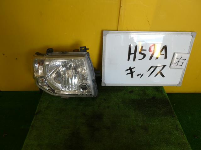 【中古】中古部品 キックス H59A 右ヘッドランプ 【3331010600-240614000210800】