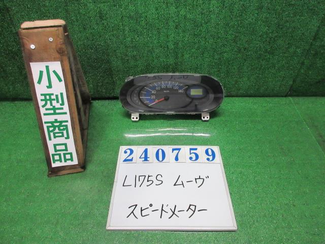 【中古】中古部品 ムーヴ L175S スピードメーター 【3330980100-000024075961400】