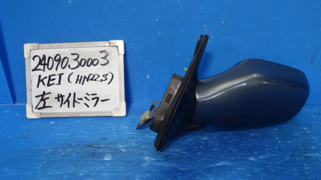 【中古】中古部品 KEI HN22S 左サイドミラー 【3330340100-240903000313600】