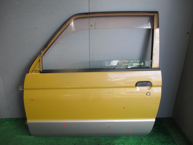 【中古】中古部品 パジェロミニ H53A 左フロントドア 【3330560100-001615192913200】