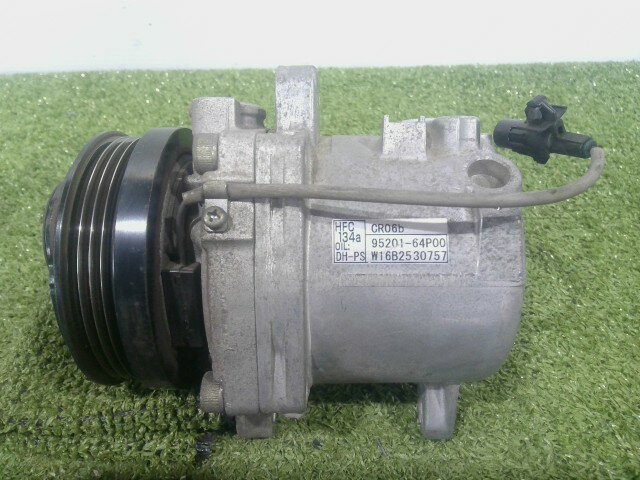 【中古】中古部品 エブリィ DA17W A/Cコンプレッサー 【3310090100-202501041060700】