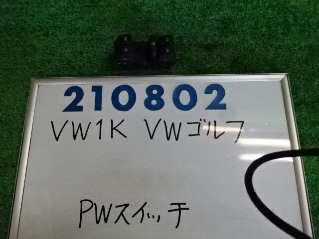 【中古】中古部品 VW ゴルフ 1KBLG パワーウインドウスイッチ 【3330980100-000021080261900】