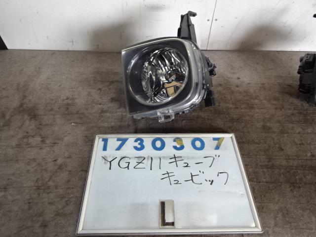 【中古】中古部品 キューブ YGZ11 左ヘッドランプ 【3330980100-001357451610900】
