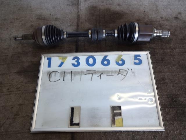 【中古】中古部品 ティーダ C11 左フロントドライブシャフト 【3330980100-001399598242200】