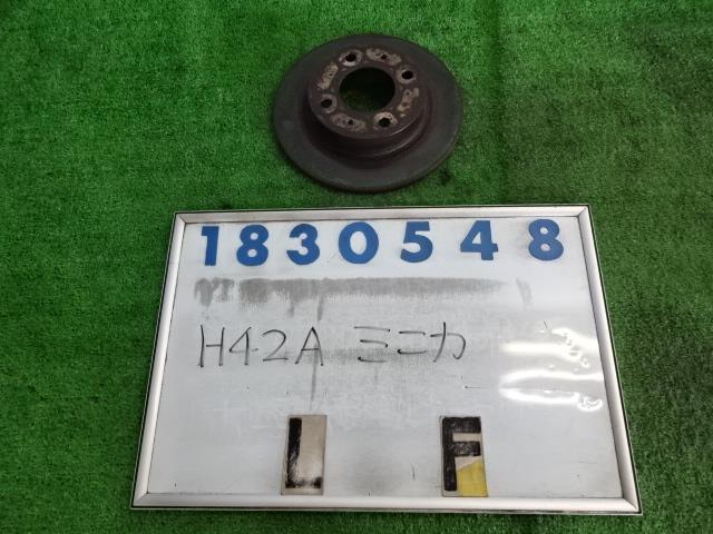 【中古】中古部品 ミニカ H42A 左フロントディスクローター(大型車用) 【3330980100-001468385344760】