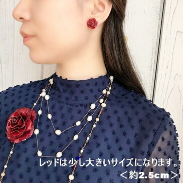 【決算特価】 【1000円均一】 在庫限りrose blooming pierced earrings ピアス 花 バラ