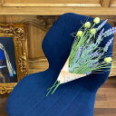 ★新生活応援売り尽くしSALE開催中!★ ラベンダー 黄色花 長さ50cm 1本 花束 フェイクグリーン アンティーク ブライダル ブーケ パーツ 材料 アレン...