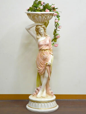 ★倉庫移転の為、総売り尽くしセール!★ 送料無料 ロココ調 女神のヴェイス 高級 花台 スタンド フラワースタンド プリンセス お姫様 姫系 ロココ調装飾花台 ...