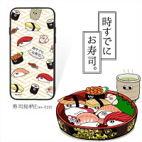時すでにお寿司ガラスプリントTPU/寿司総柄携帯カバー携帯ケースギャラクシーGalaxyS9PlusGalaxyS10Plusすしゆるかわかわいい人気