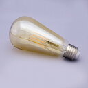 【メーカー直送】 LEDフィラメント電球 エジソンランプ型 アンバー 4W 電球色 (E26)