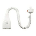 DH27791W パナソニック リーラーコンセントプラグ(L型) ファクトライン30 接地2P15A125V 抜け止め・2コ用 ホワイト