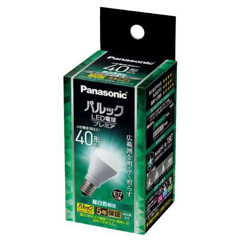 Small Light Bulbs - LDA4N-G-E17/K40E/S/W/2/F パナソニック LED小型電球 昼白色 広配光 (E17)