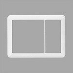 WTC7123F �ѥʥ��˥å� �����å��ץ졼�� (2Ϣ�ܷ��ѡ�1Ϣ��) (�饦���) �١�����