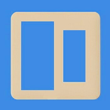 Rakuten - WTC7112F パナソニック スイッチ＋コンセント用プレート (ラウンド) ベージュ