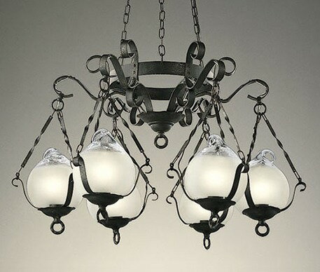 OC006963LCR オーデリック シャンデリア 6灯 LED 電球色 調光 〜6畳