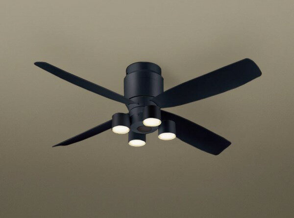 XS74029 パナソニック シーリングファン ブラック おしゃれ 吹き抜け インテリア 拡散