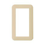 WTC7511F パナソニック 簡易耐火用スイッチプレート スイッチ1＋コンセント1用 (ラウンド) ベージュ