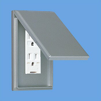 WTF7803K パナソニック 防滴プレート (金属製) (コンセント3コ用) (取付枠付) その1