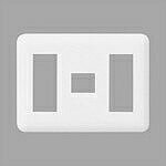 WTF7077F【ラウンド】(ベージュ) パナソニック電工コンセントプレート