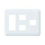 WTF7786W【ラウンド】(ホワイト) パナソニック電工コンセントプレート