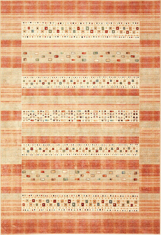 樂天商城 - 【メーカー直送】 カーペット ラグ マット 約3畳 195×250 オレンジ エスニック調 モケット織 ベルギー産 ステラ 14628-2121 Globe ディーパス