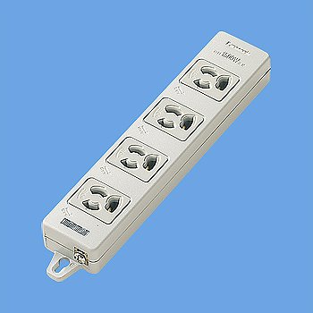 WCH24043H パナソニック電工 OAタップ（接地15A抜け止め形）（4コ口・グレー）（マグネット付）（電源..