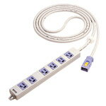 WFA66567V パナソニック ハーネス用OAタップ 抜止6コ口 パープル 5m