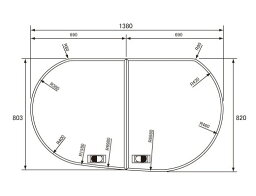 GKU74KF8T2LS パナソニック 16タマゴ 薄型断熱風呂フタ L勝手用 (GKU74KF8T2L 後継品)