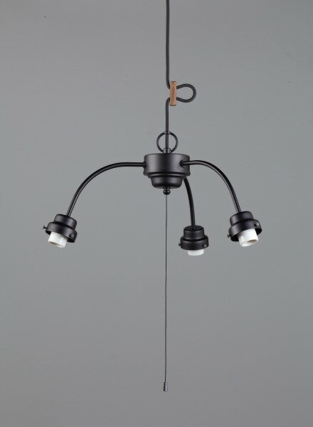 GLF-0271BK 後藤照明 ペンダントライト ビス止めアーム型 灯具のみ ブラック 3灯 ランプ別売 (E26)