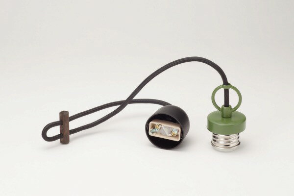 Pendant Lamps - GLF-0280GR 後藤照明 小型ペンダントライト 〆付け型 灯具のみ グリーン ランプ別売 (E26)