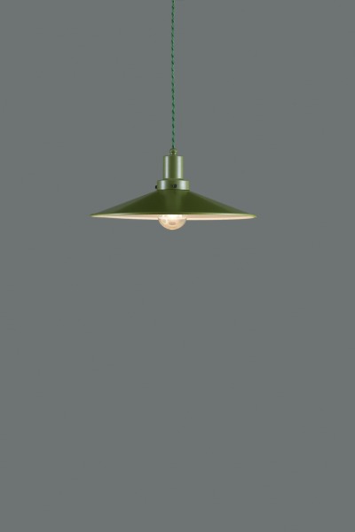 GLF-3483GR-55X 後藤照明 小型ペンダントライト アルミP1Lセード グリーン ねじりコード55cm ランプ別売