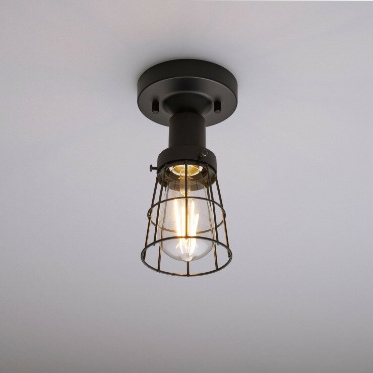 GLF-3528X 後藤照明 小型シーリングライト ビス止めブラックガード ブラック ランプ別売