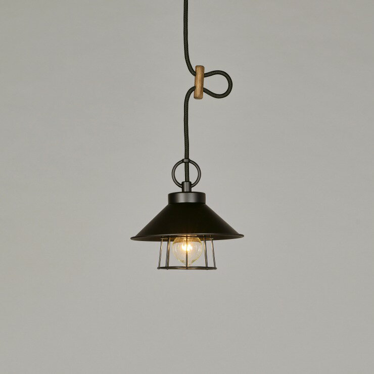 Pendant Lamps - GLF-3530X 後藤照明 小型ペンダントライト 〆付けブラックガード ブラック ランプ別売