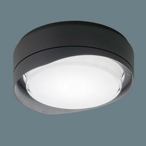 NWCF18508LE1 パナソニック 軒下用シーリングライト 階段灯 フード付 φ270 ブラック LED（温白色）