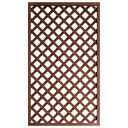 【メーカー直送】 人工木ラティスフェンス 1500×900mm ブラウン 単品 目隠し 柵 仕切り 庭 DIY 4524804045419 [ビス・金具・ポスト...