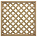 【メーカー直送】 人工木ラティスフェンス 900×900mm ベージュ 単品 目隠し 柵 仕切り 庭 DIY 4524804065424 [ビス・金具・ポスト別...