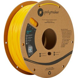 【メーカー直送】 Polymaker 3Dプリンター用フィラメント PolyLite PLA 径1.75mm 1000g イエロー PA02007