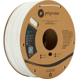 【メーカー直送】 Polymaker 3Dプリンター用フィラメント PolyLite ABS 径1.75mm 1000g ホワイト PE01002