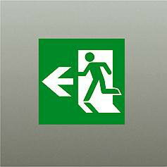 DP-36855E ダイコー 誘導灯パネル 避難口 左矢印 B級BH形(20A形)・B級BL形(20B形)