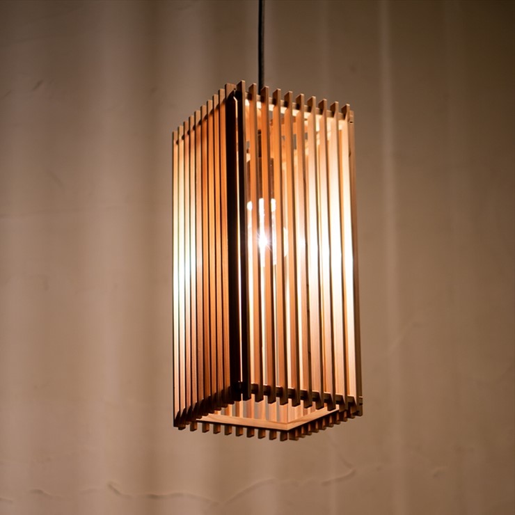 【メーカー直送】 新洋電気 簾 和風ペンダントライト 白熱灯 AP834 和室 照明 強化和紙 おしゃれ 日本製 国産 木製